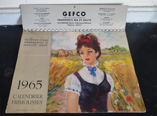 Calendrier - GEFCO - 1965 - Calendrier Frimousses