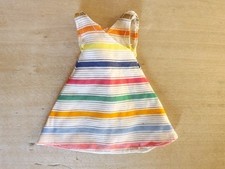 Robe à rayures de présentation - vintage rétro la poupée mannequin Mily de Gégé