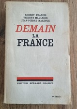 Demain la France,  vieux livre