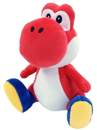 Peluche super mario red yoshi - red,