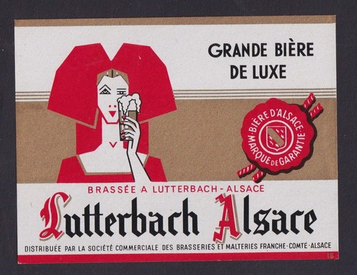 Ancienne étiquette alcool - ,