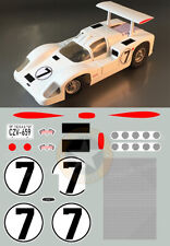 STICKERS POUR CHAPARRAL 2E #7 ECH 1/40 ou 1/32 (NO DECAL IDEAL SLOT) DCS025