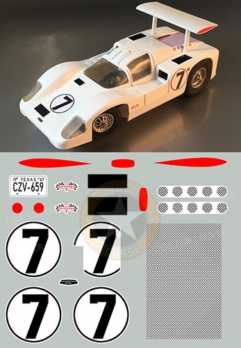 Stickers pour chaparral 7 - stickers, 2e