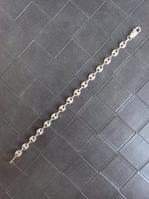 Bracelet maille grain café - maille,