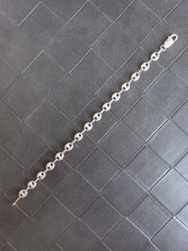 Bracelet maille grain - de, café