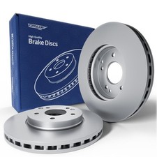 2x Les disques de frein (avant) pour Mercedes-Benz Classe E W210 Berline (99-02)
