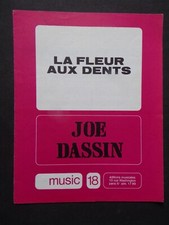 partition La fleur aux dents - Joe Dassin