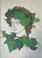 JEAN MARAIS Aquarelle Encre