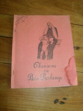 LIVRET CHANSONS LANGUE