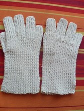 GANTS ANCIENS CROCHET EPAIS