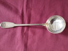 1 louche en Métal Argenté