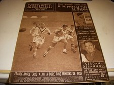 MIROIR SPRINT 130 29.11.1948 RUGBY XIII FRANCE ANGLETERRE 5-12 BOXE CERDAN