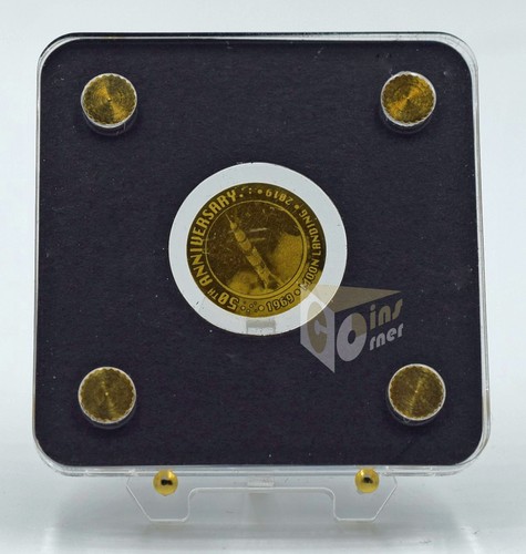 Pièce 999 tchad 2019 - d'or,