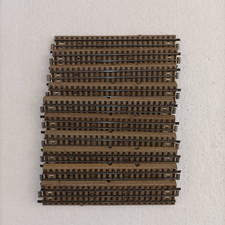 MARKLIN HO 3600D X 10 RAIL DROIT ANCIENNE VOIE M 3RAILS