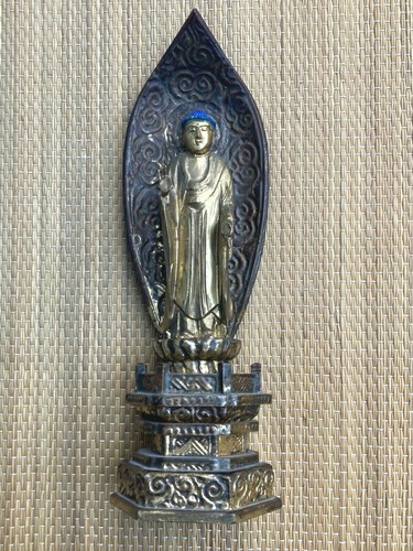 Gilt 27cm old buddah - 10-1/2",