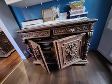  2 buffet bas ancien en bois