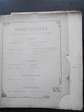 PARTITION  ANCIENNE PIANO - ALBERT LANDRY - CHANSON-VALSE A LA TYROLIENNE OP 249