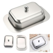 Boîte à beurre en acier