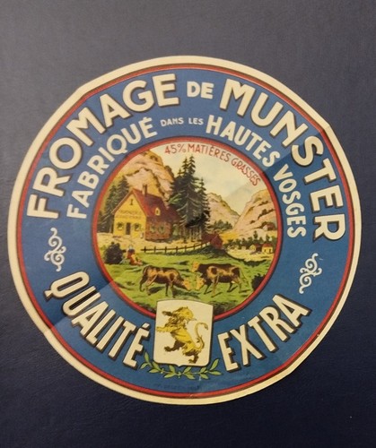 Ancienne étiquette fromage - ancienne,