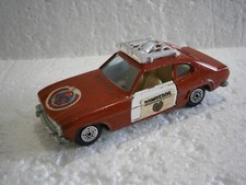 JOUET ANCIEN VOITURE MINIATURE FORD CAPRI BOMBEROS GUISVAL METAL 1/37 VINTAGE