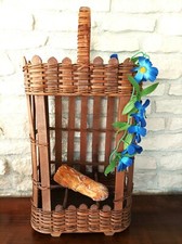 Panier porte bouteilles ou présentoir à baguettes de pain