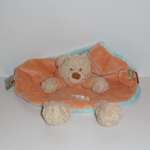 Doudou ours kiabi orange - ours,