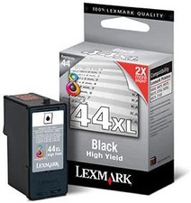 Lexmark 44XL Noir 18Y0144E cartouche d'encre Authentique (TVA incluse)