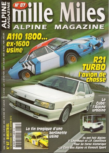 Mille miles alpine a110 - miles, 87
