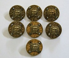 TÊTE de FAUNE, 7 boutons