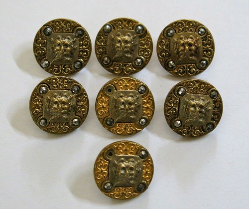 Tête faune 7 boutons - tÊte, de
