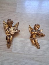 PAIRE D'ANCIENS ANGES EN