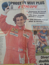 💥Journal L'équipe 27/03/1990 « Prost signe sa 40ᵉ victoire. » Formule 1