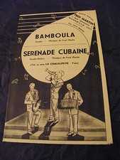 "Partition Bamboula Fred