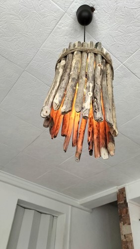 Lustre bois flotté - en,
