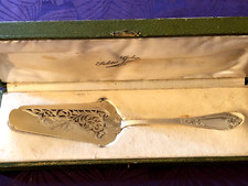 Splendide Pelle à Tarte en argent massif Vermeil.