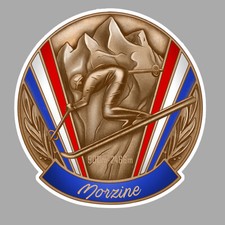 Morzine medaille vintage ski - vintage,
