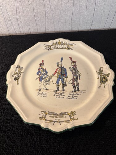 Assiette collection garde