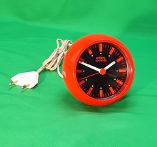 RÉVEIL ÉLECTRIQUE VINTAGE- EMES SYNCHRO 80 - ORANGE