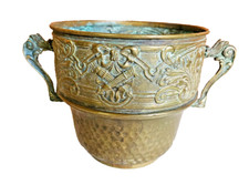 ANCIEN CACHE POT JARDINIERE EN