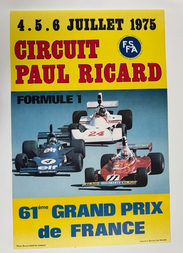 Affiche originale circuit - originale, paul
