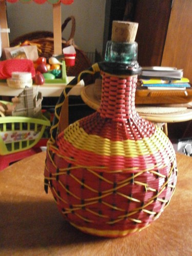 Ancienne bouteille verre - ancienne, en