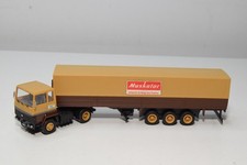 B77 1:87 HERPA RENAULT OR FORD TRUCK TRAILER MUSKATOR EXC. COND.