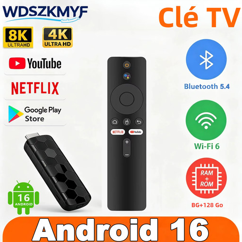 Clé android 8k uhd - 4k,
