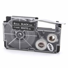 Cartouche à ruban pour Casio KL-750E KL-70E KL-7400 KL-7000 KL-7200 blancnoir