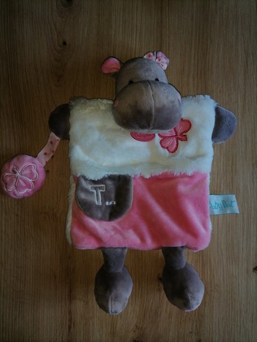 Doudou marionnette hippopotame - marionnette,