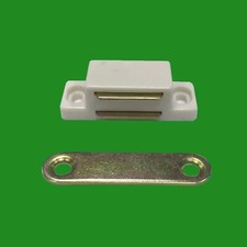 25x Loquet Magnétique Blanc