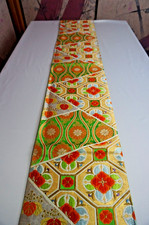 Chemin de table en soie FUKURO Obi kimono japonais vintage tissé femme...