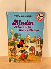Aladin et la lampe merveilleuse. Mickey club du livre. Hachette 1986 Walt Disney