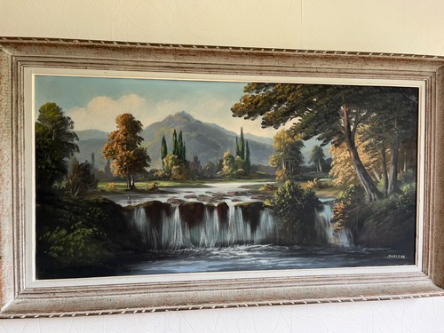 Ancien tableau peinture - , à