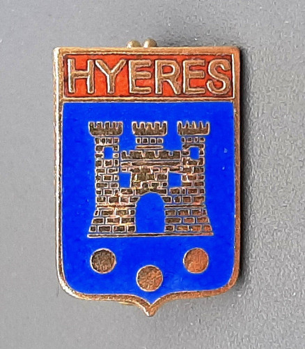 Insigne émail hyeres var - émail,